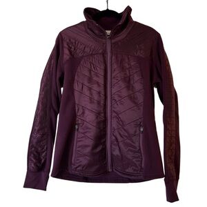 Old Navy Active Purple Puffer Fleece Outerwear Athletic Jacket  Women's Medium